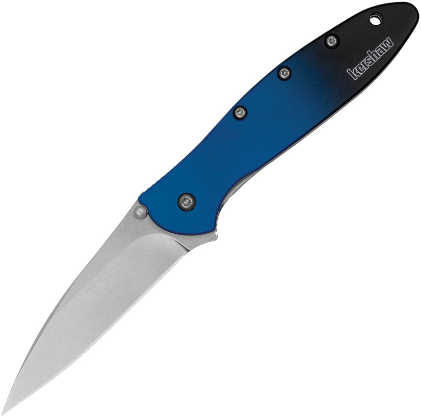 KS1660GBLU Leek Linerlock Blue Magna Cut
