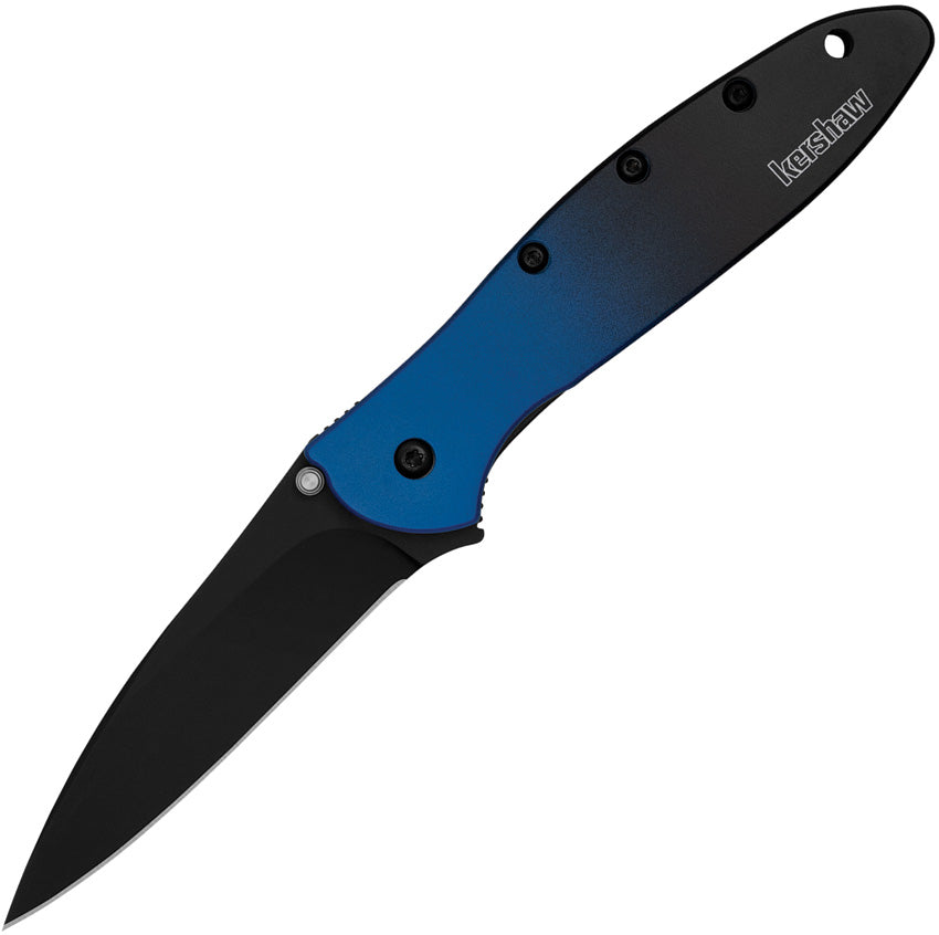 KS1660GBLUBK Leek Linerlock Blue Magna Cut