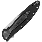 KS1660SWBLK Leek Linerlock A/O Schwarz SW