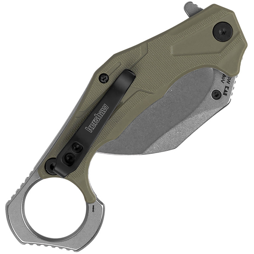 KS2064ODSW Outlier Linerlock A/O Grün