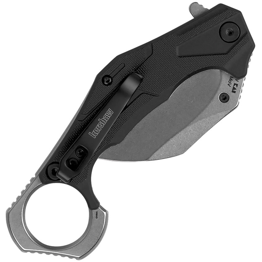 KS2064SW Outlier Linerlock A/O Schwarz