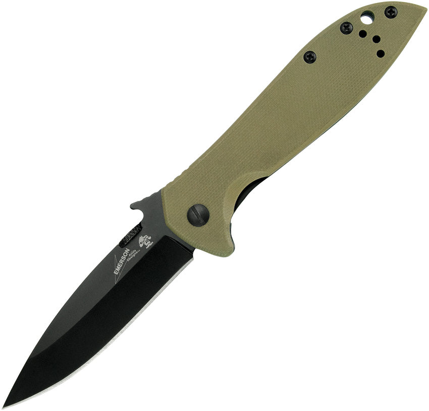 KS6054BRNBLK Emerson CQC-4K Framelock