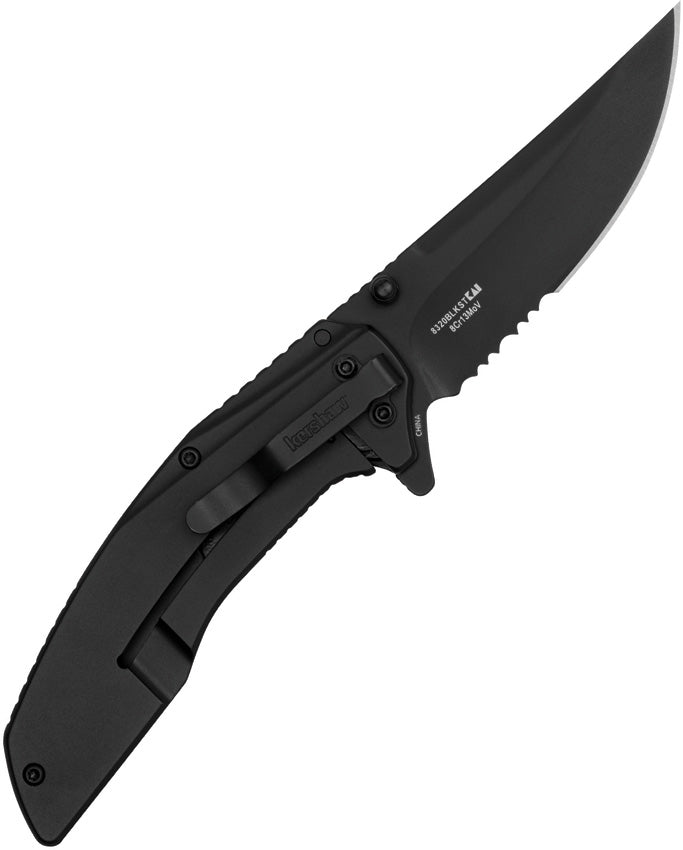 KS8320BLKST Outright Framelock A/O Blk PS