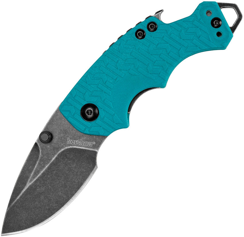 KS8700TEALBW Shuffle Linerlock Teal BW