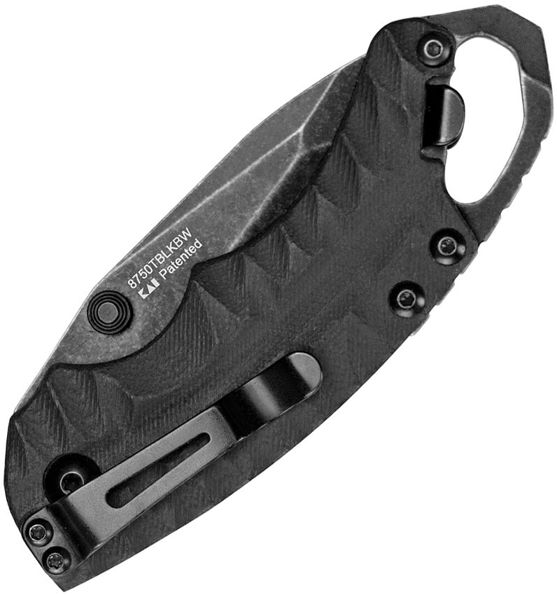 KS8750TBLKBW Shuffle II Linerlock Blackwash