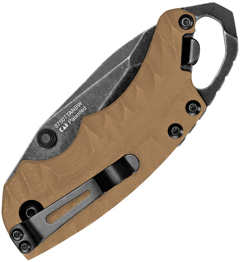 KS8750TTANBW Shuffle II Linerlock Tan