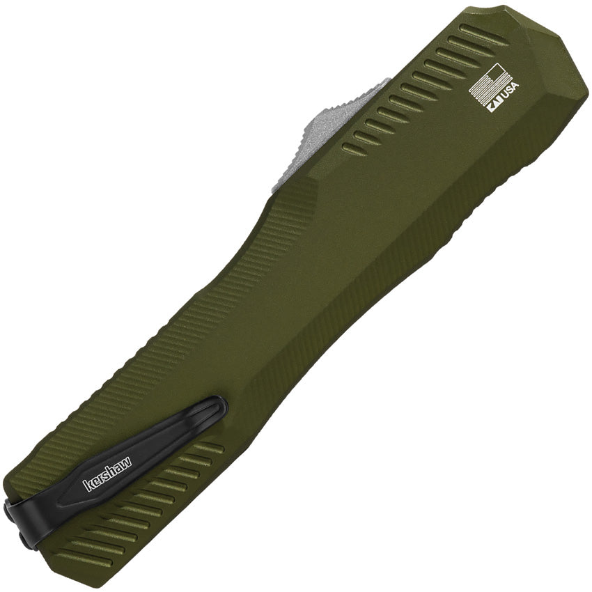 KS9000OL Auto Livewire OTF Olive Green