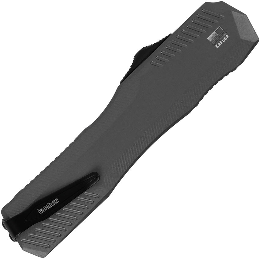 KS9000TGRYBLK Auto Livewire OTF Tanto Gray