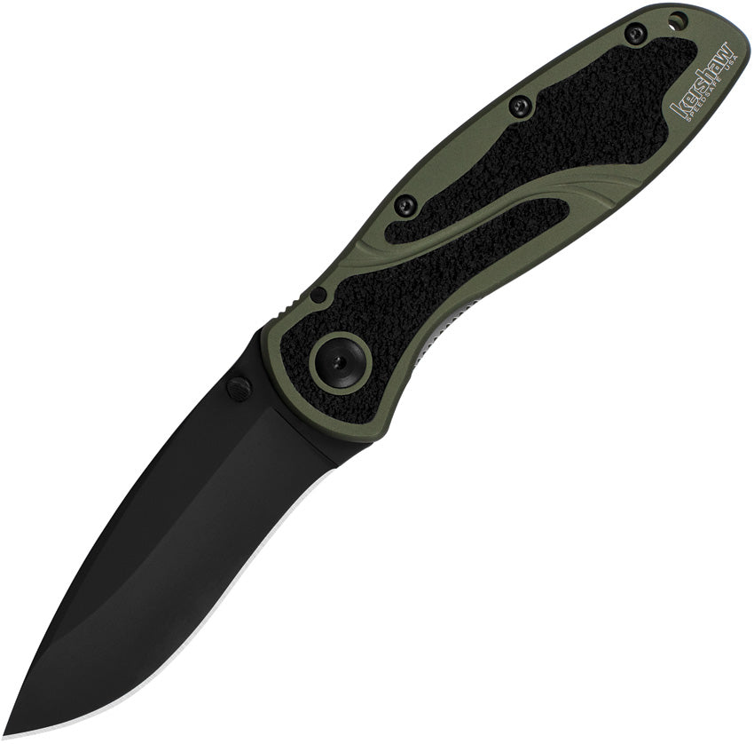 KSX1670OLBLKB Blur Linerlock A/O Grn Second