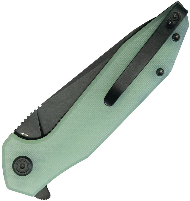 KUB117O Kubey Nova Linerlock Black Jade