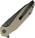 KUB117P Kubey Nova Linerlock Black Beige