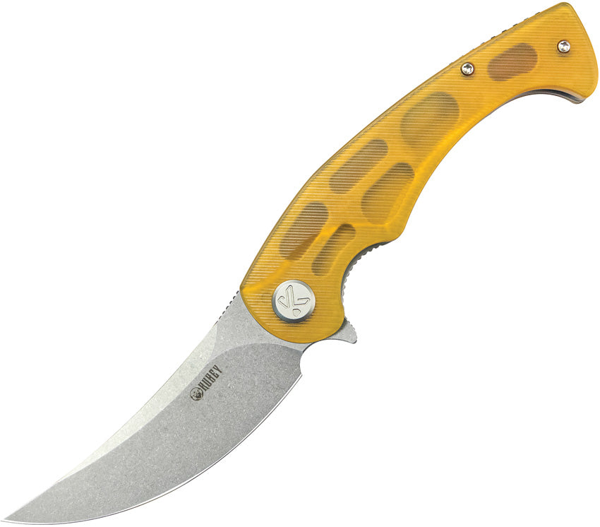 KUB173G Kubey Scimitar Linerlock Ultem