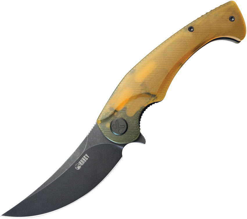 KUB173H Kubey Scimitar Linerlock Ultem