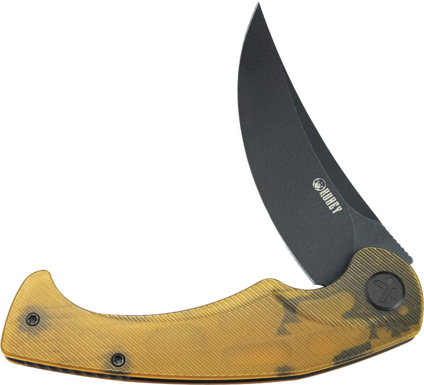 KUB173H Kubey Scimitar Linerlock Ultem