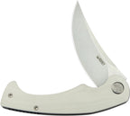 KUB173I Kubey Scimitar Linerlock White