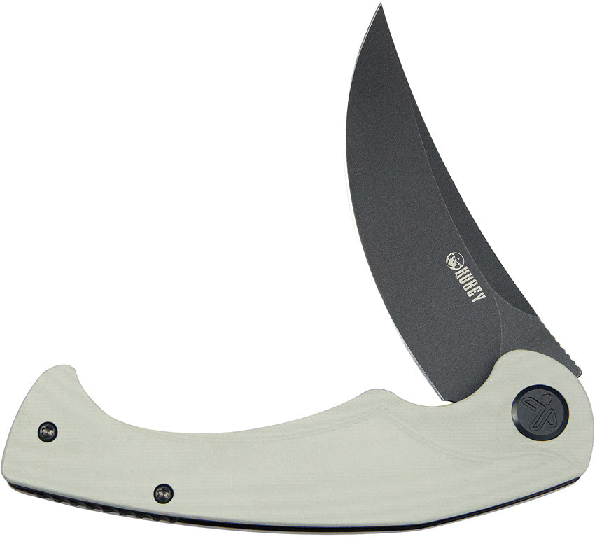 KUB173J Kubey Scimitar Linerlock White