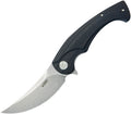 KUB173K Kubey Scimitar Linerlock Black