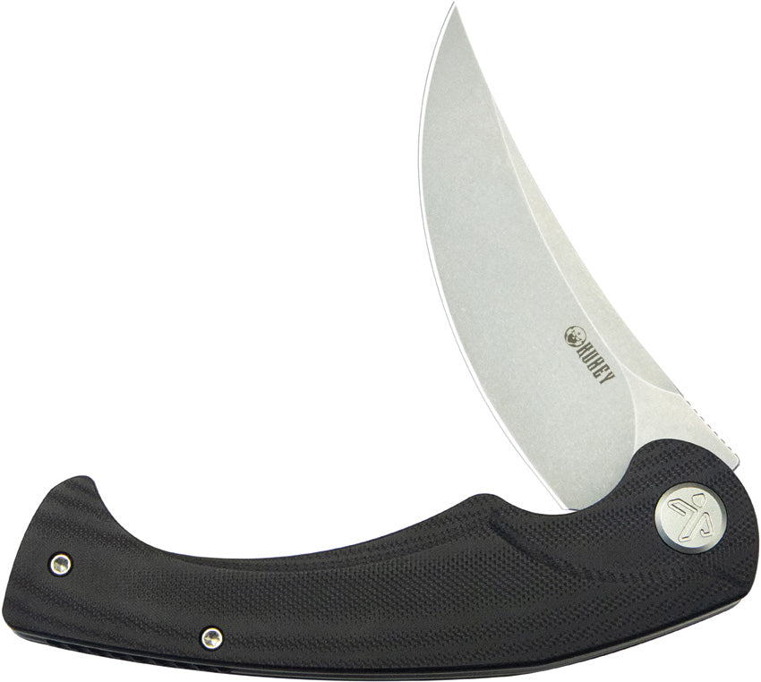 KUB173K Kubey Scimitar Linerlock Black