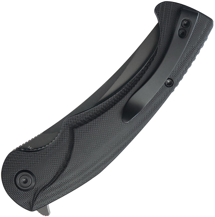 KUB173L Kubey Scimitar Linerlock Black