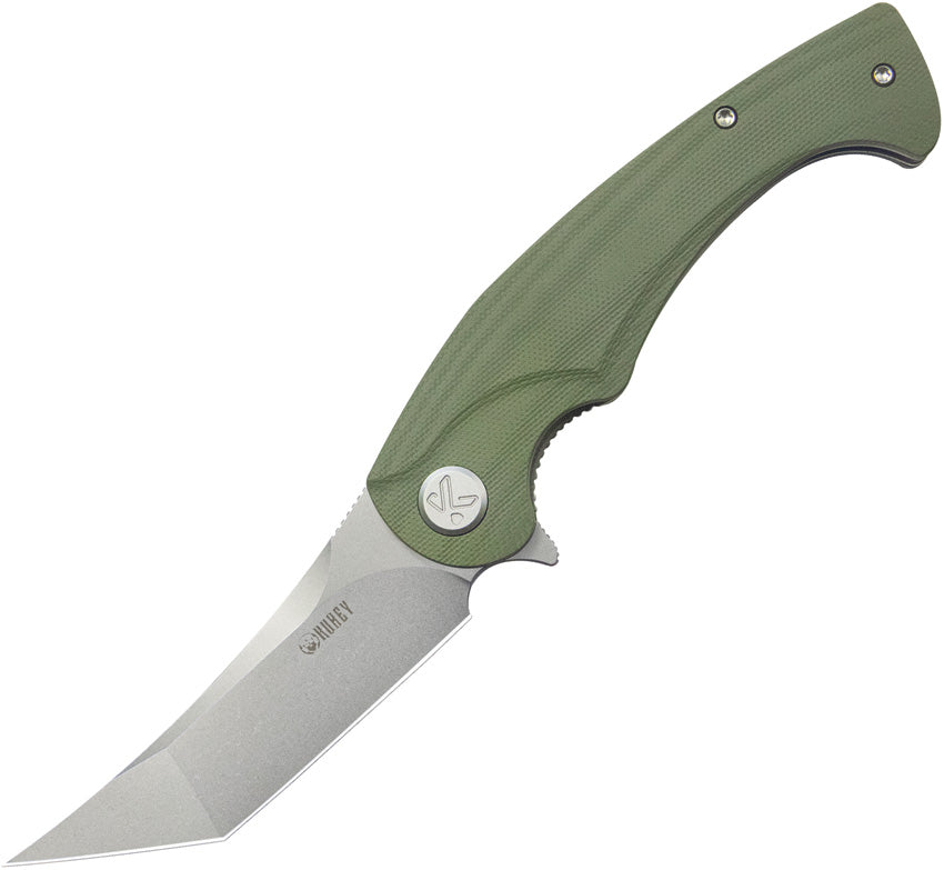 KUB175A Kubey Scimitar Linerlock Tanto OD