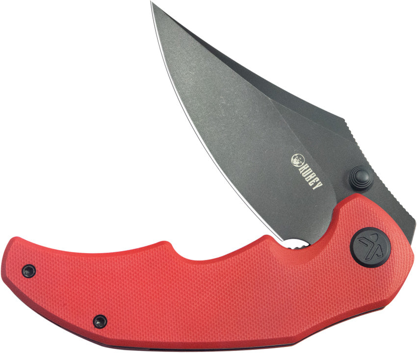 KUB181E Kubey Ceto Camp Linerlock Red G10