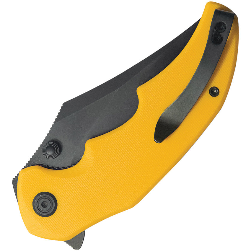 KUB181G Kubey Ceto Camp Linerlock Yellow