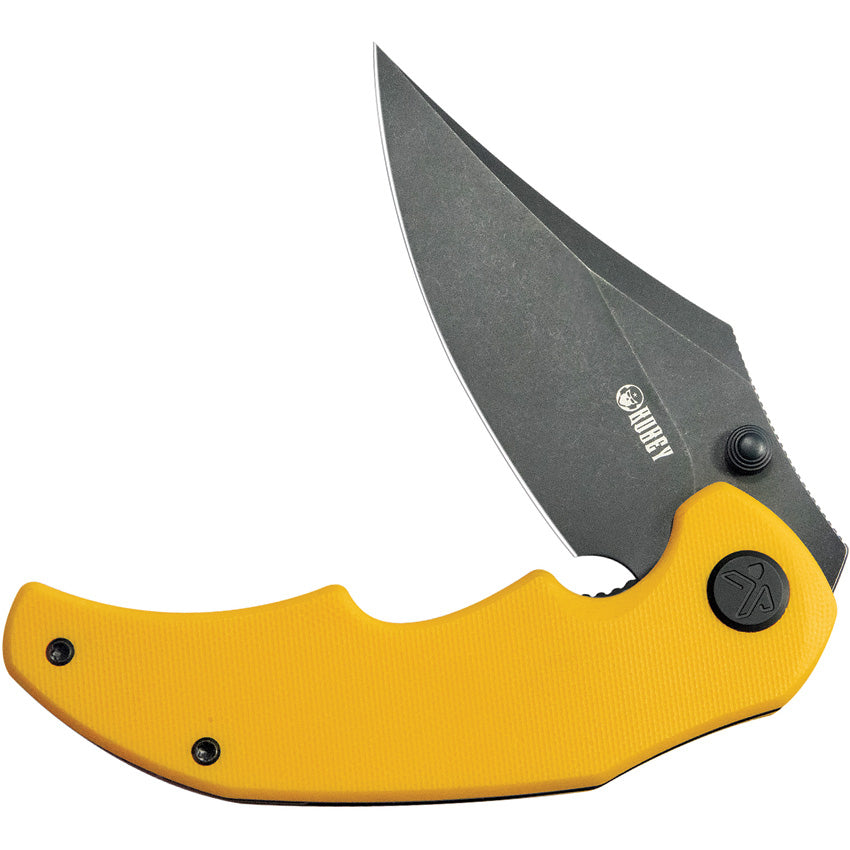 KUB181G Kubey Ceto Camp Linerlock Yellow