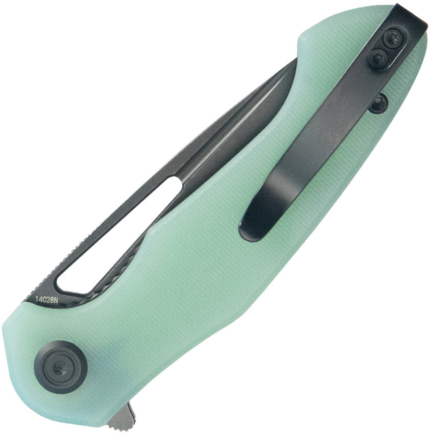 KUB210K Kubey Dugu Linerlock Jade G10