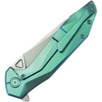 KUB235H Kubey Nova Framelock Green Titanium