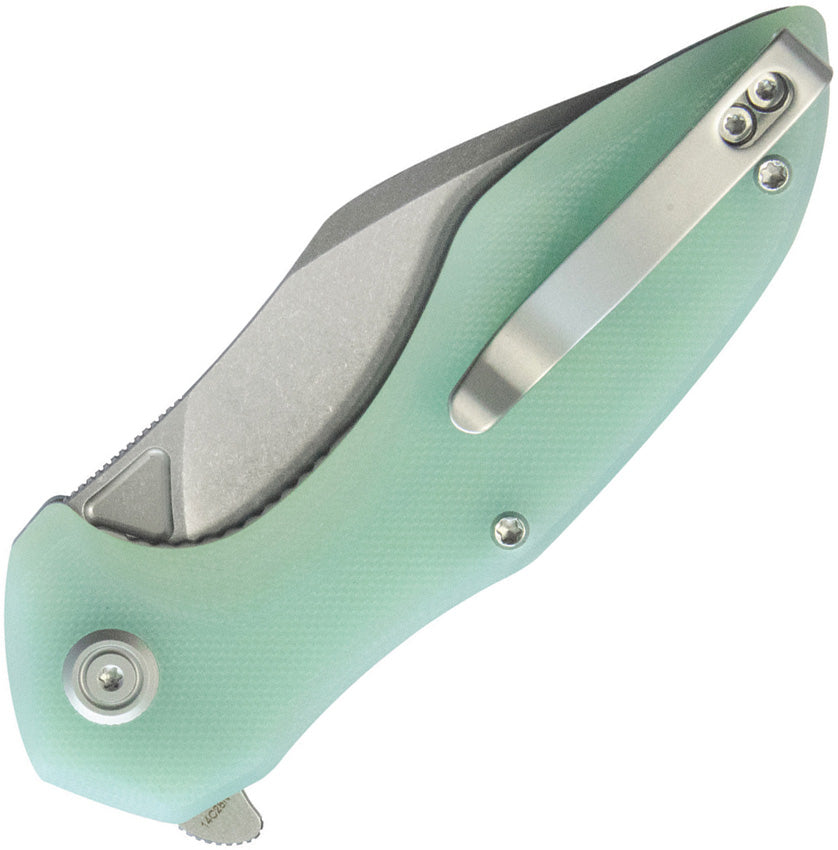 KUB236M Kubey Noble Linerlock Jade SW