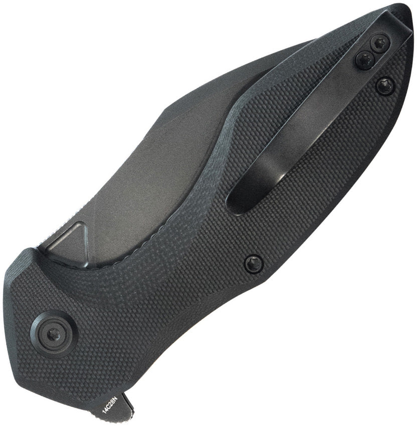 KUB236O Kubey Noble Linerlock Blackout
