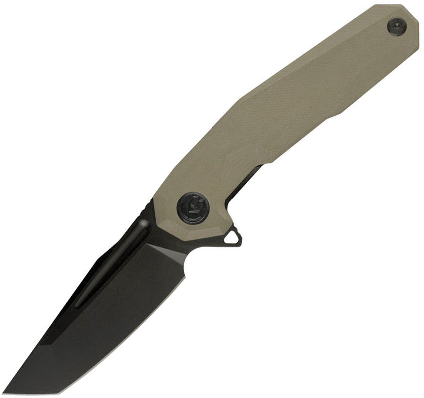 KUB237C Kubey Carve Nest Linerlock Tan