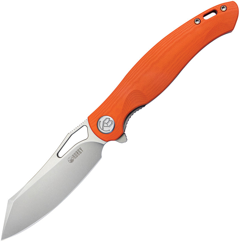 KUB239G Kubey Drake Linerlock Orange G10