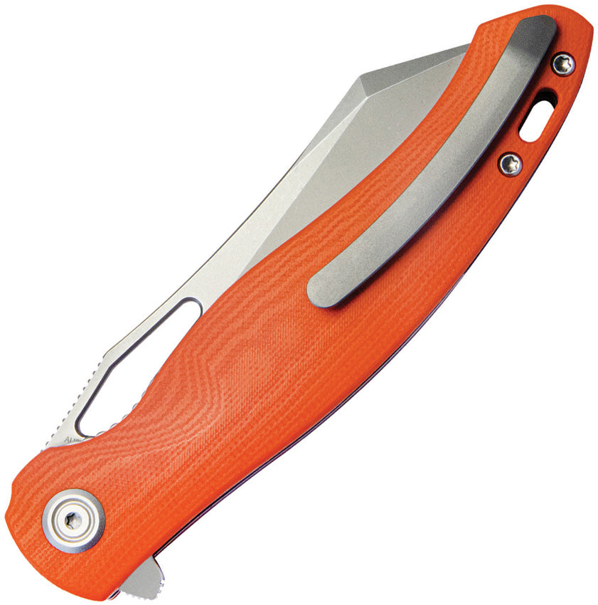 KUB239G Kubey Drake Linerlock Orange G10
