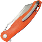 KUB239G Kubey Drake Linerlock Orange G10