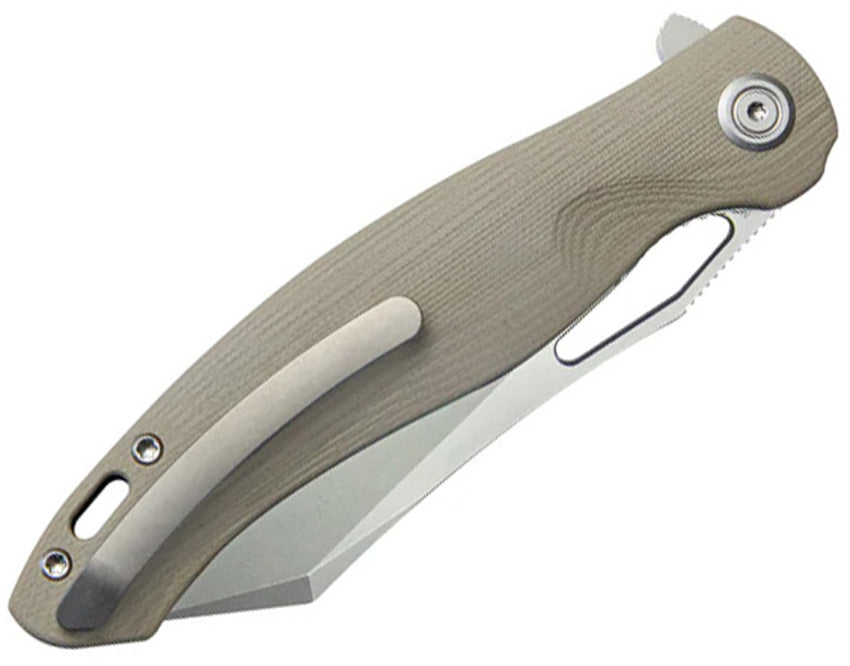 KUB239J Kubey Drake Linerlock Tan G10