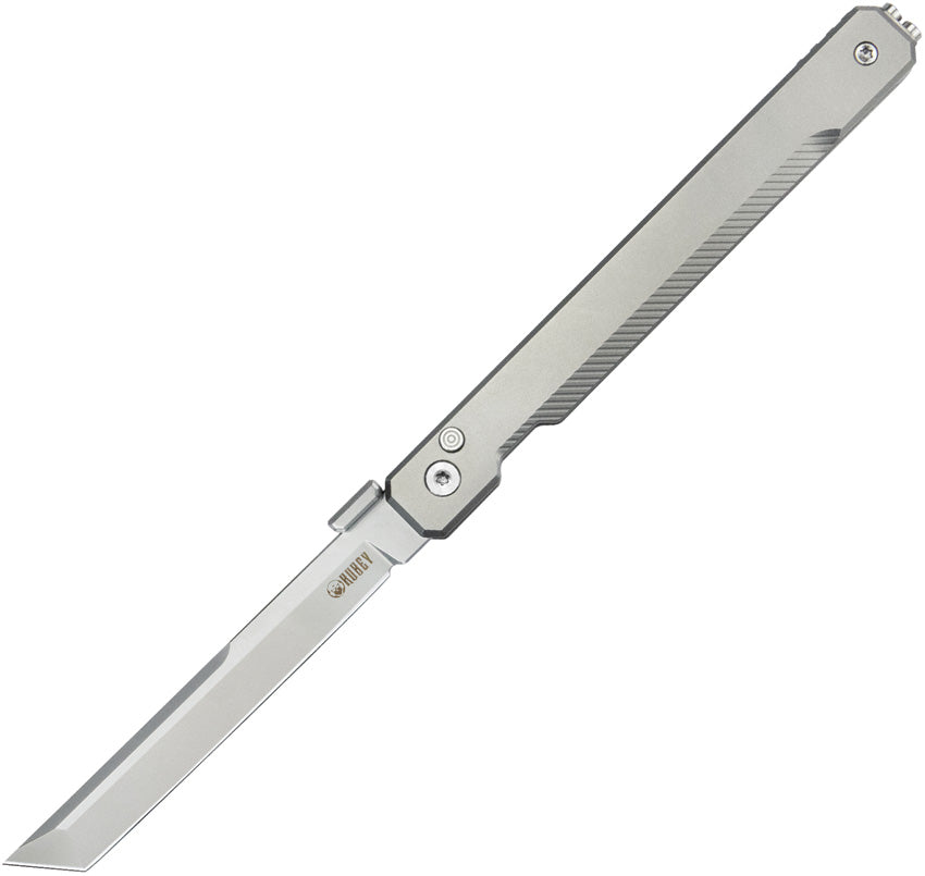 KUB243A Kubey Prism Button Lock Titanium