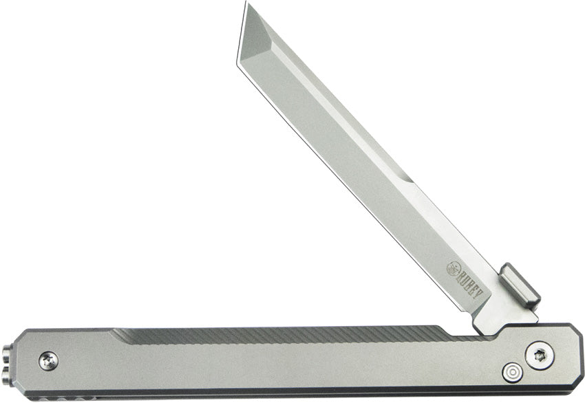 KUB243A Kubey Prism Button Lock Titanium