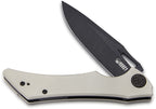KUB245F Kubey Raven Linerlock Ivory