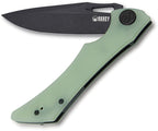 KUB245G Kubey Raven Linerlock Black Jade