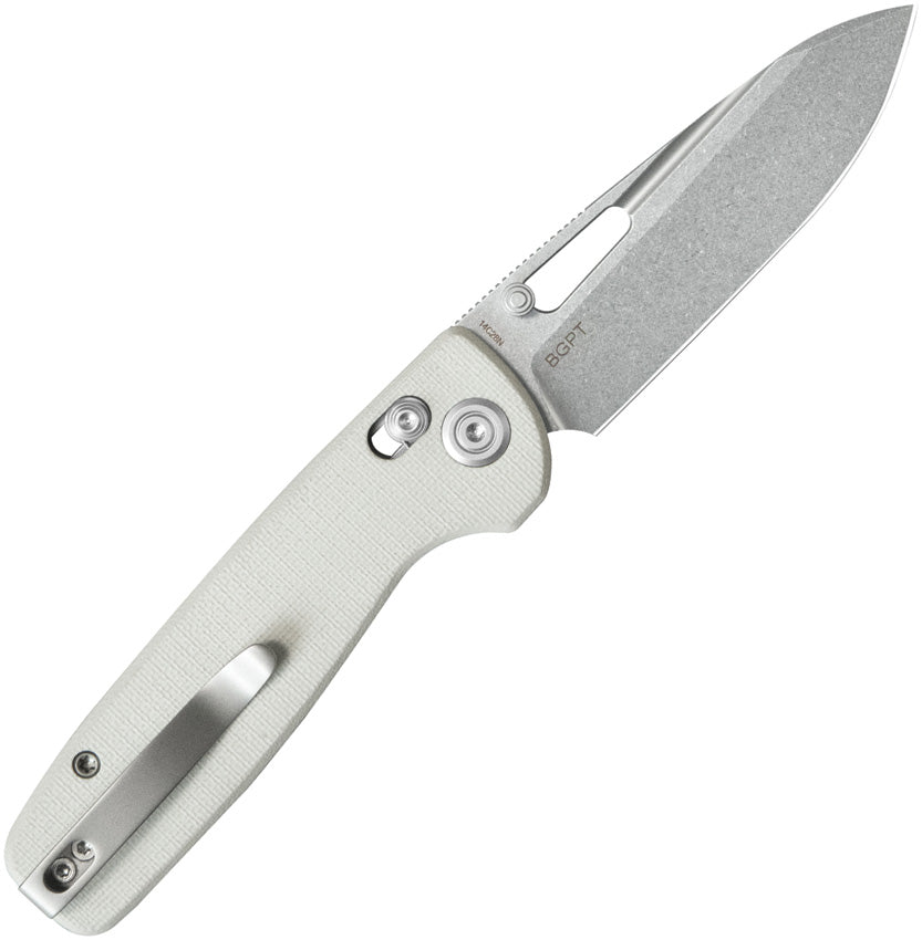 KUB248G Kubey Bluff Axis Lock White G10