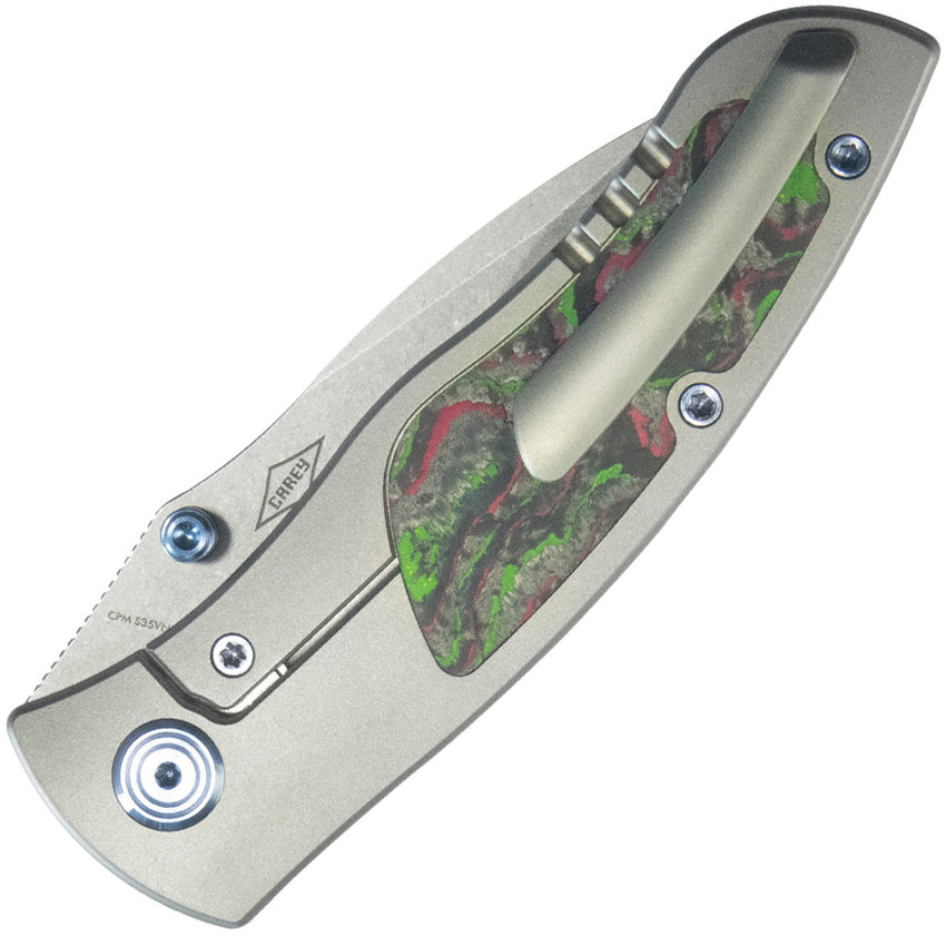 KUB258B Kubey Vertigo Framelock CamoCarbon
