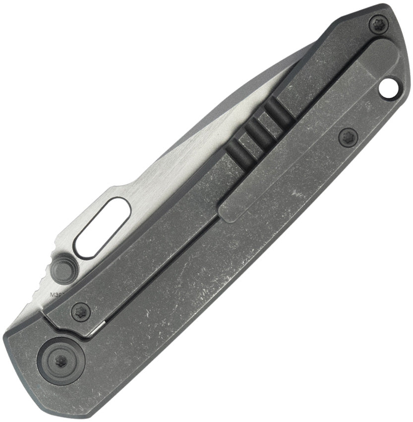 KUB259B Kubey Blackout Framelock Ti Gray