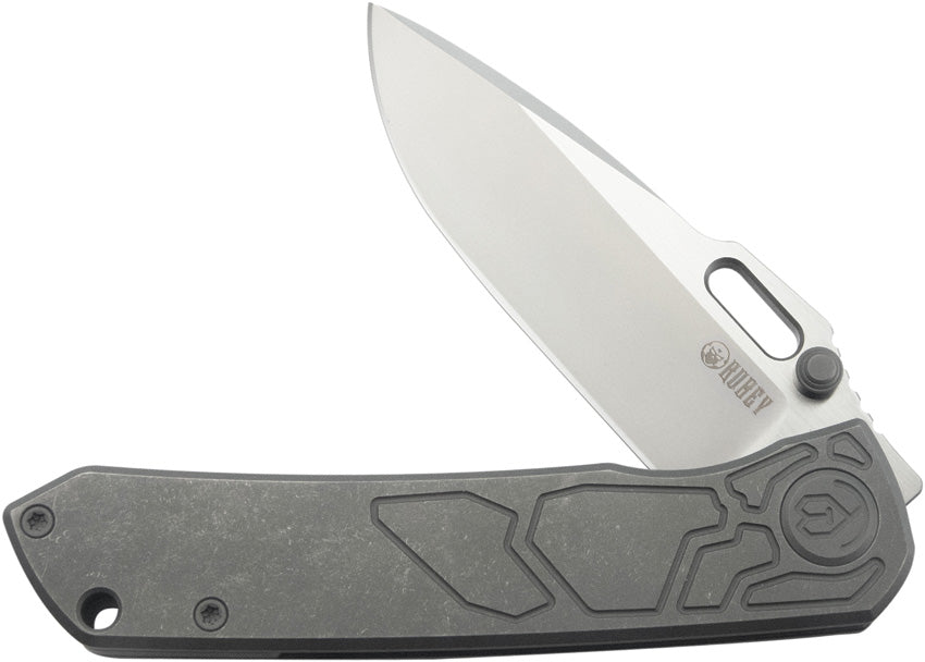 KUB259B Kubey Blackout Framelock Ti Gray