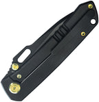 KUB259C Kubey Blackout Framelock Ti Black
