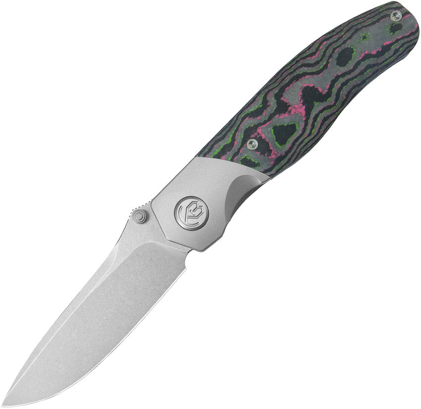 KUB266A Kubey Velvet Snake Framelock