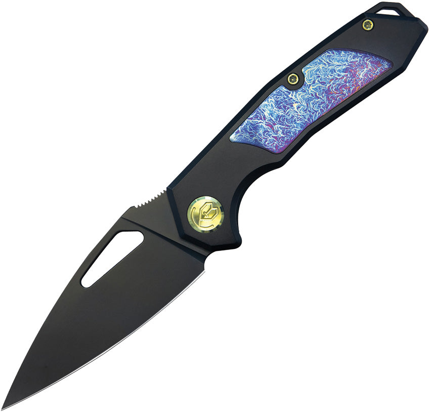 KUB286B Kubey Coeus Framelock Black Ti