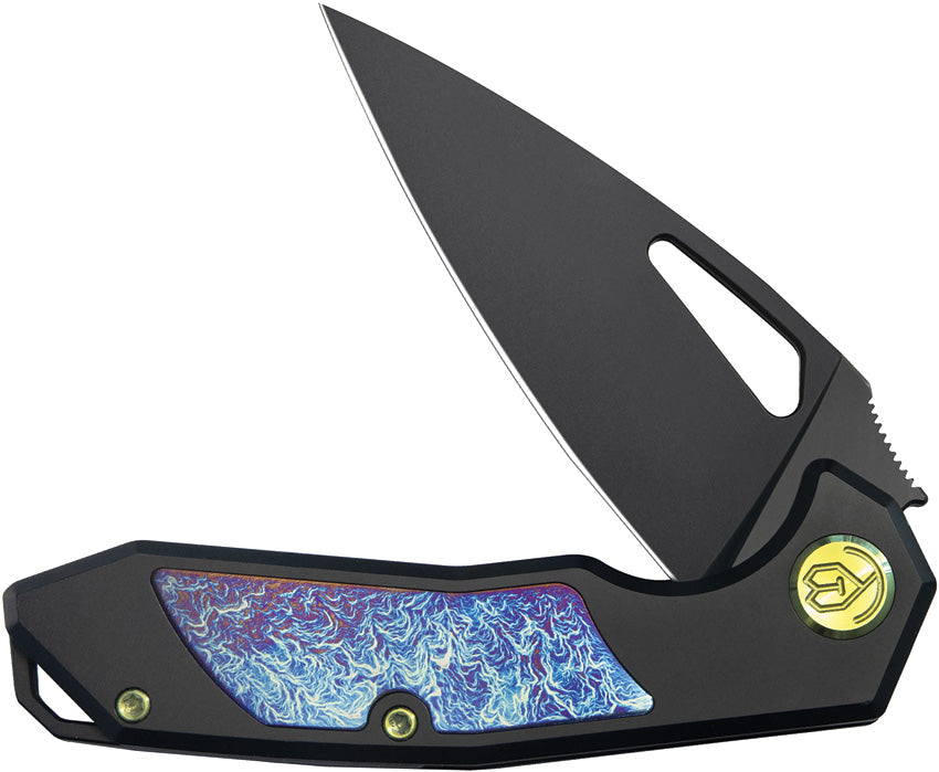 KUB286B Kubey Coeus Framelock Black Ti