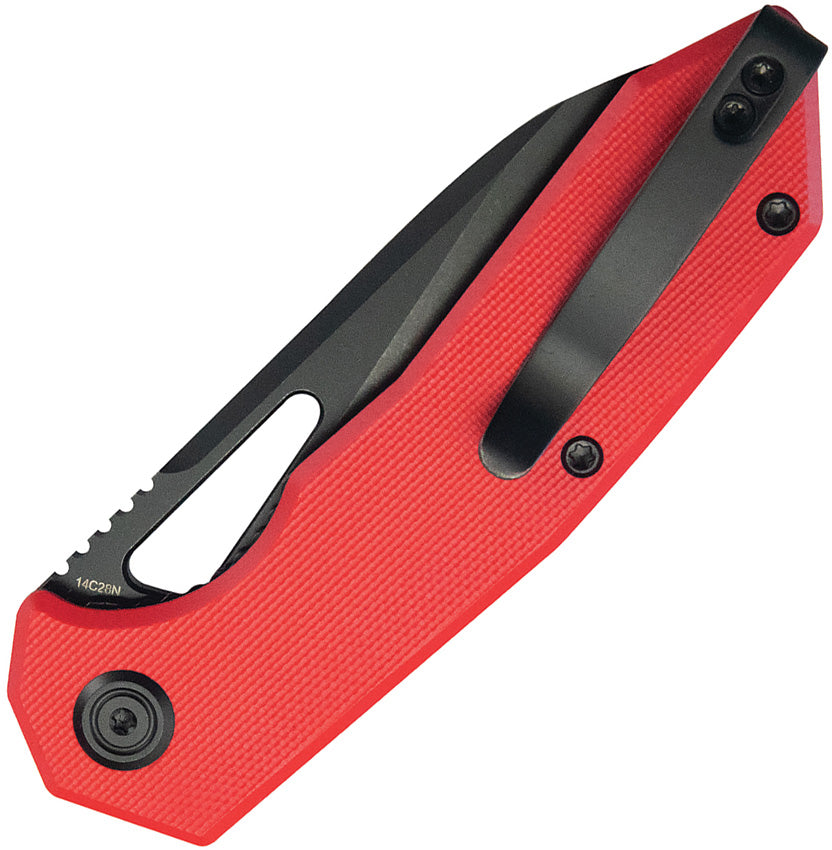 KUB291K Kubey Vagrant Linerlock Black Red
