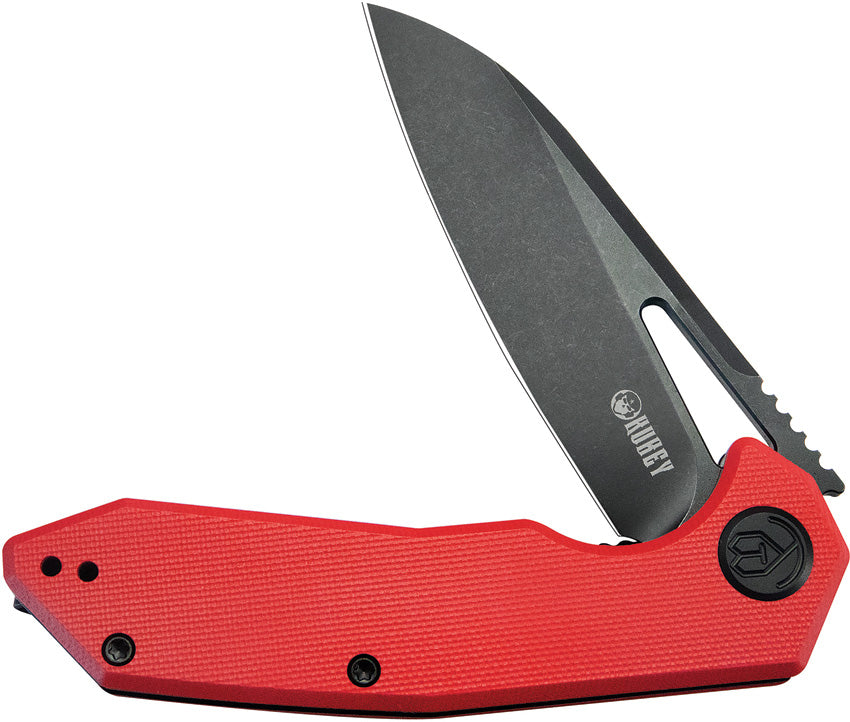 KUB291K Kubey Vagrant Linerlock Black Red